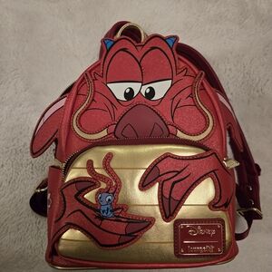 Disney Loungefly 25th Anniversary Mushu Mini Backpack